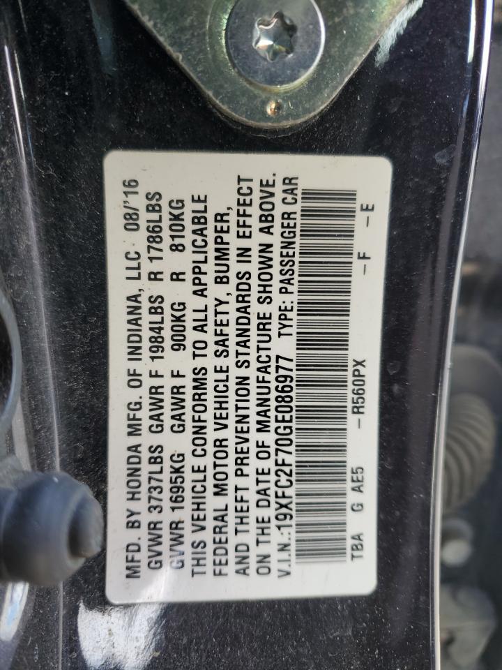 2016 HONDA CIVIC