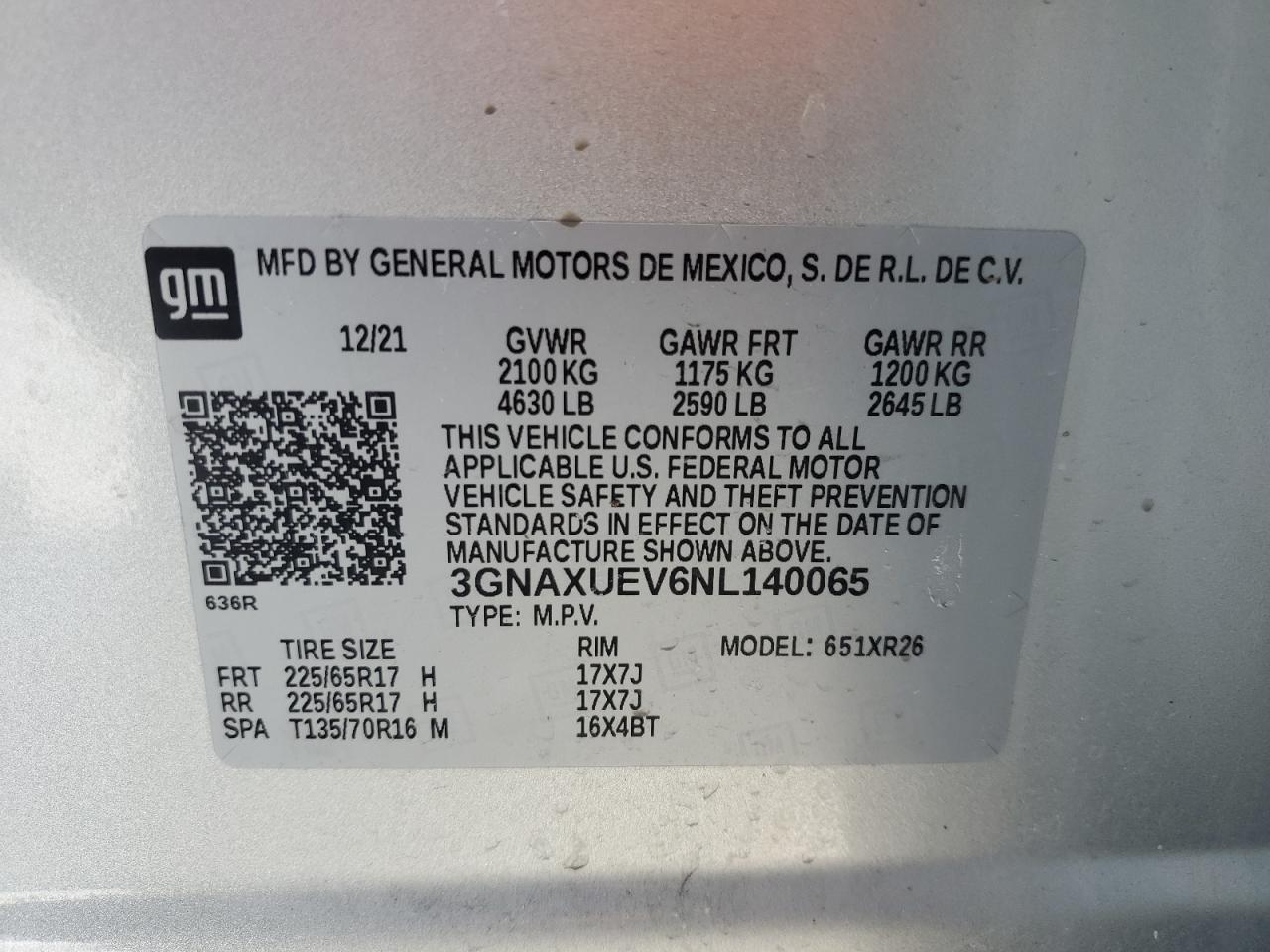 2022 CHEVROLET EQUINOX