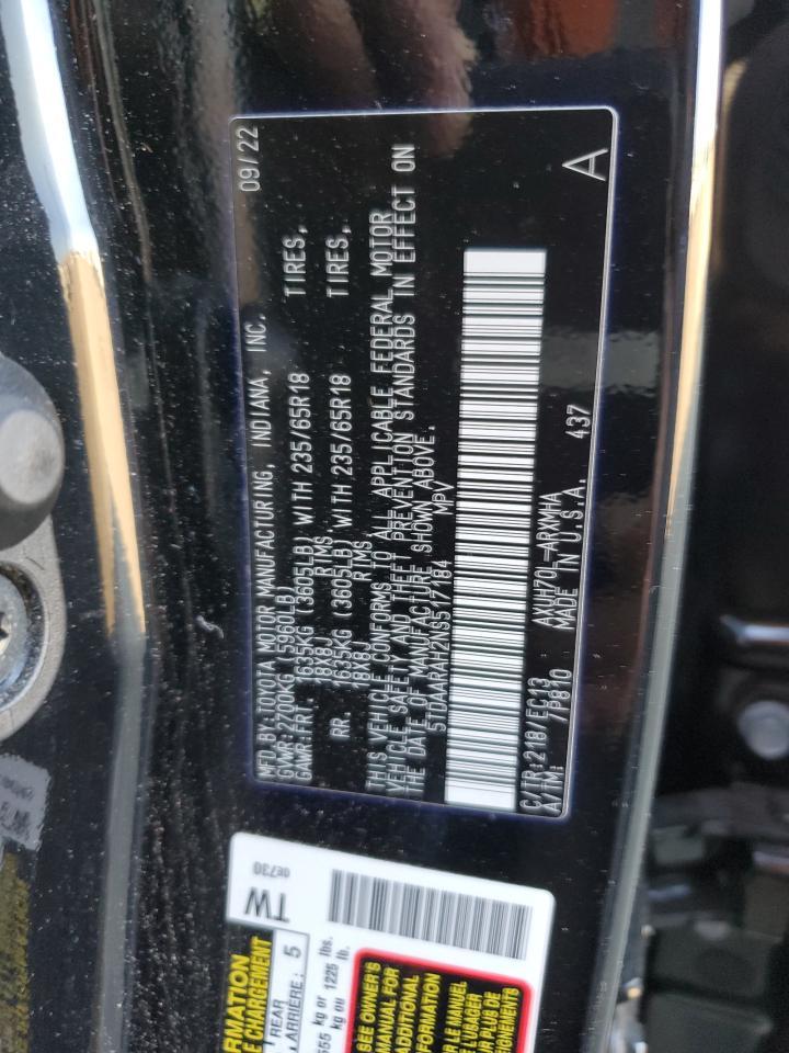 2022 TOYOTA HIGHLANDER
