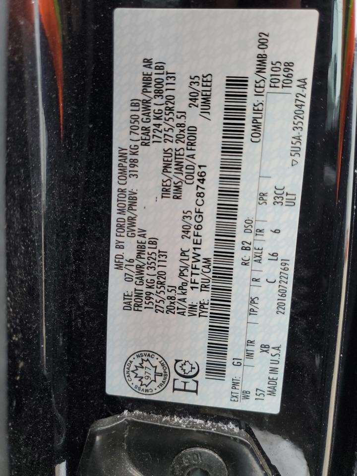 2016 FORD F-150