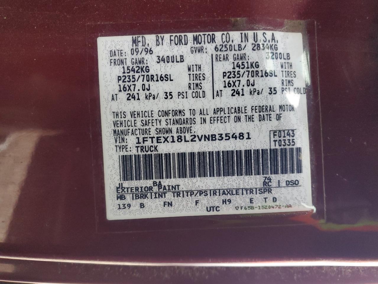 1997 FORD F-150 Lightning