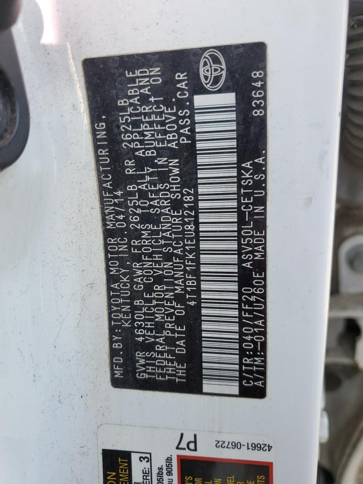 2014 TOYOTA CAMRY