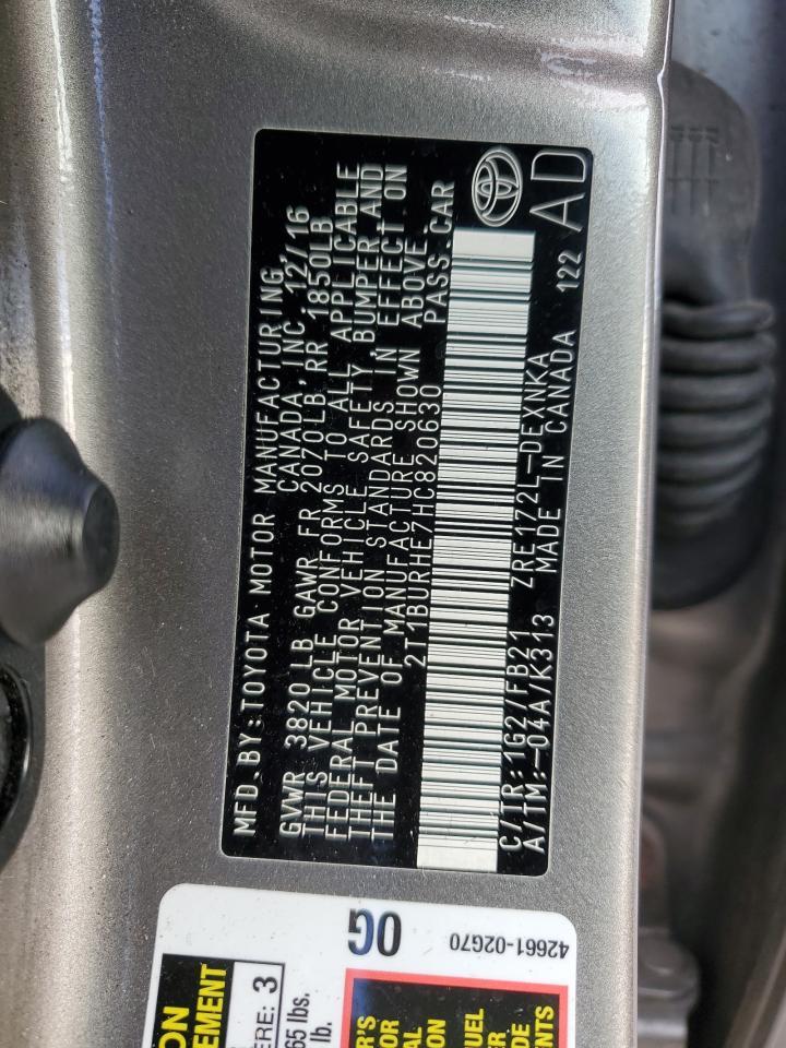 2017 TOYOTA COROLLA