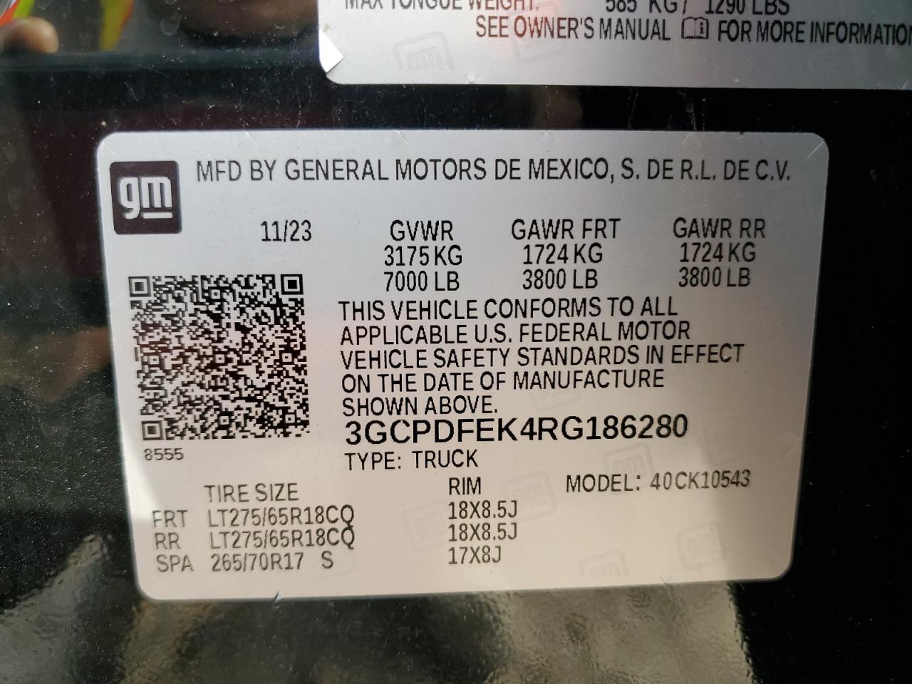 2024 CHEVROLET Silverado