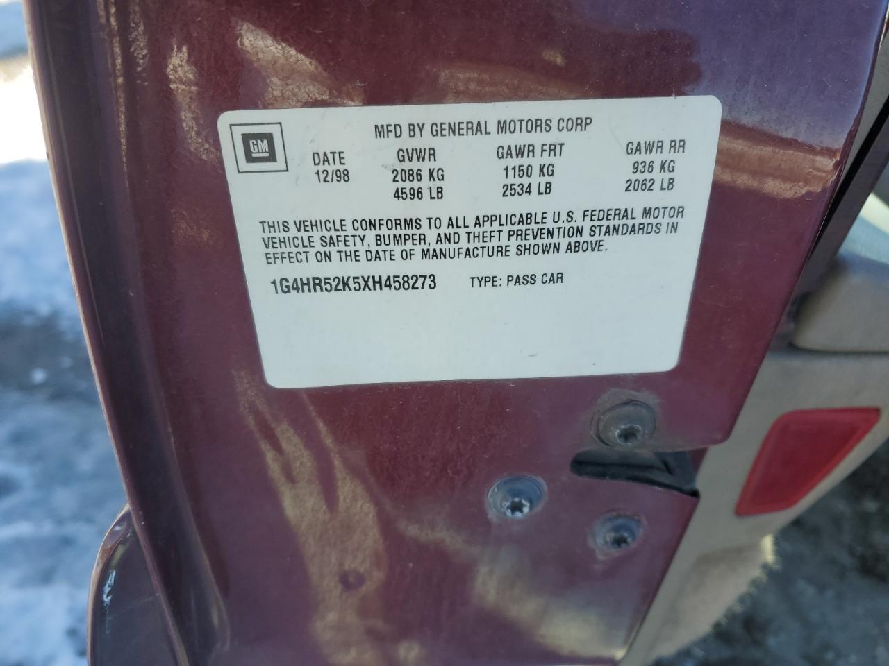1999 BUICK Lesabre
