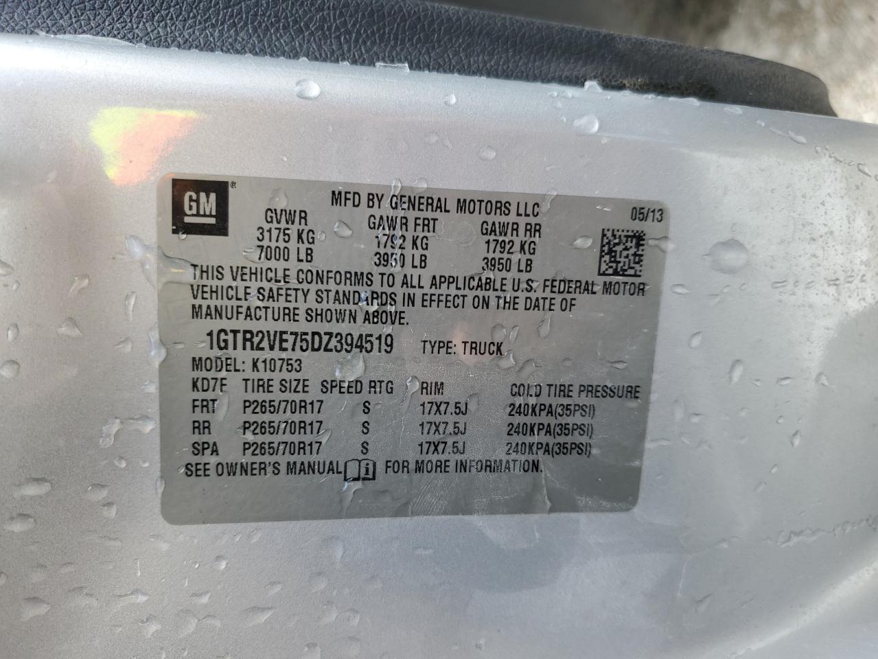 2013 GMC Sierra