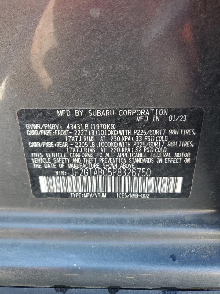 2023 SUBARU Crosstrek