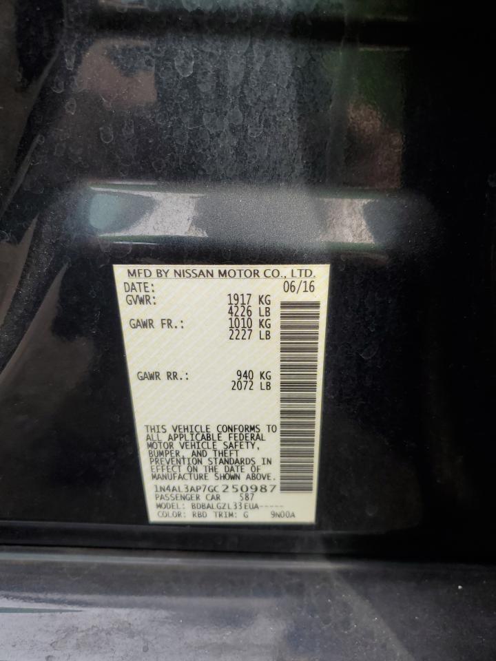 2016 NISSAN ALTIMA
