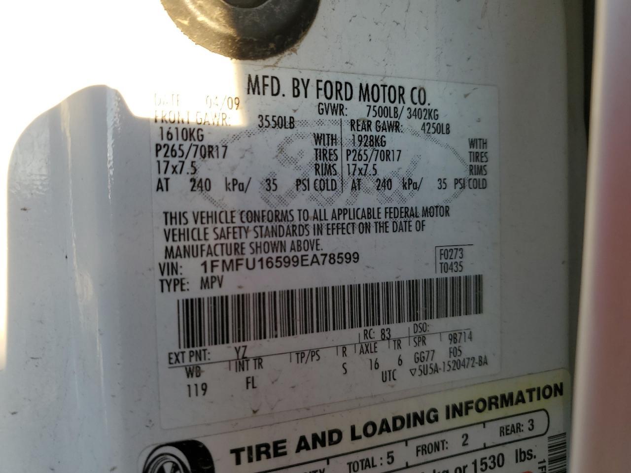 2009 FORD Expedition