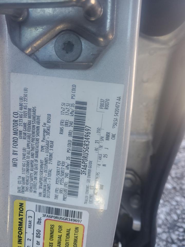 2016 FORD FUSION