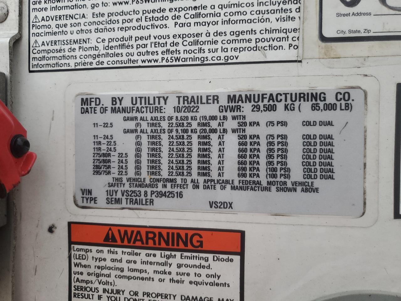 2023 Waba Dry Freight Trailer