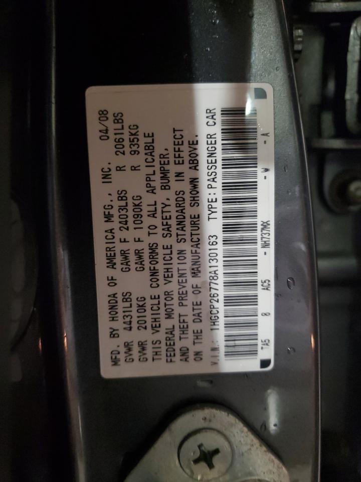 2008 HONDA ACCORD