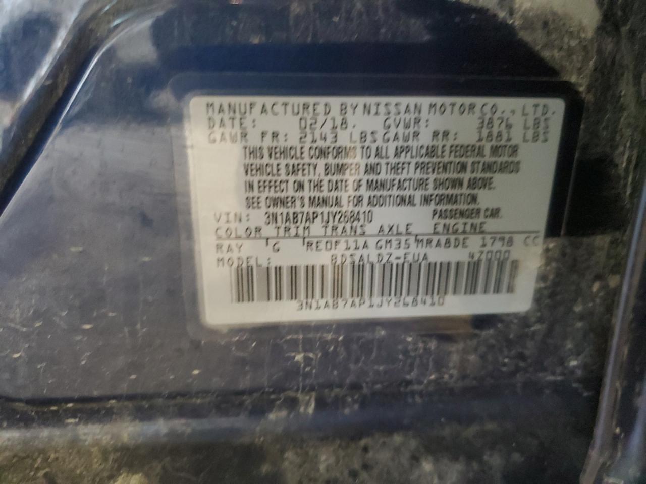 2018 NISSAN SENTRA