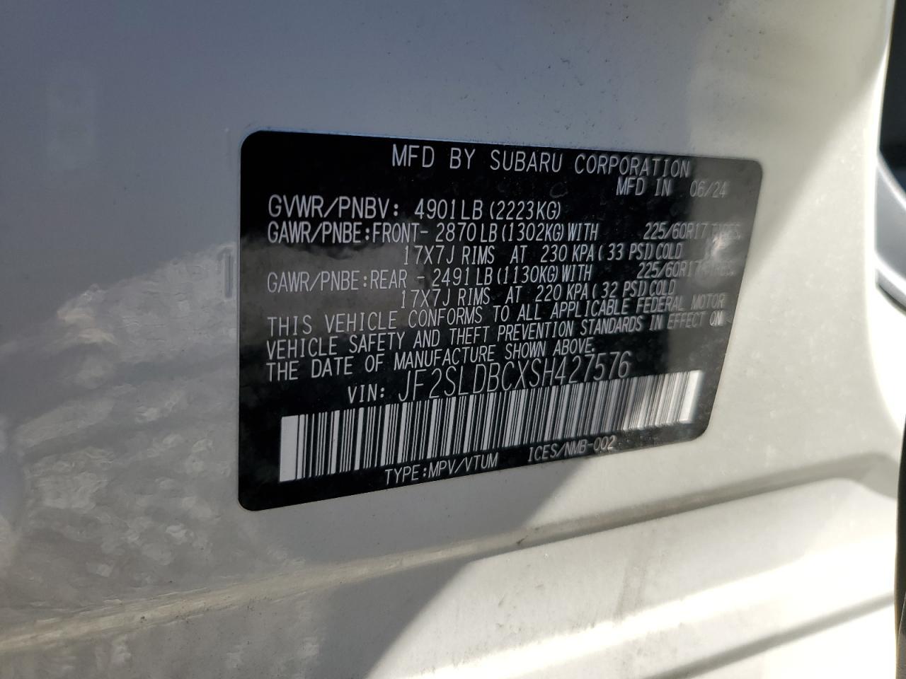 2025 SUBARU FORESTER