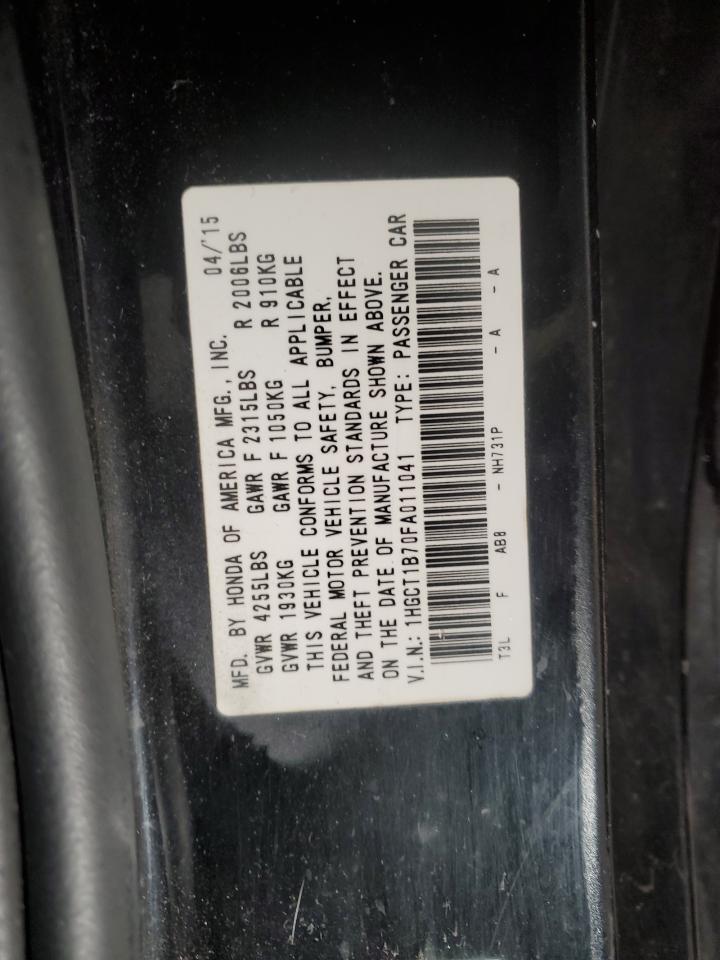 2015 HONDA ACCORD
