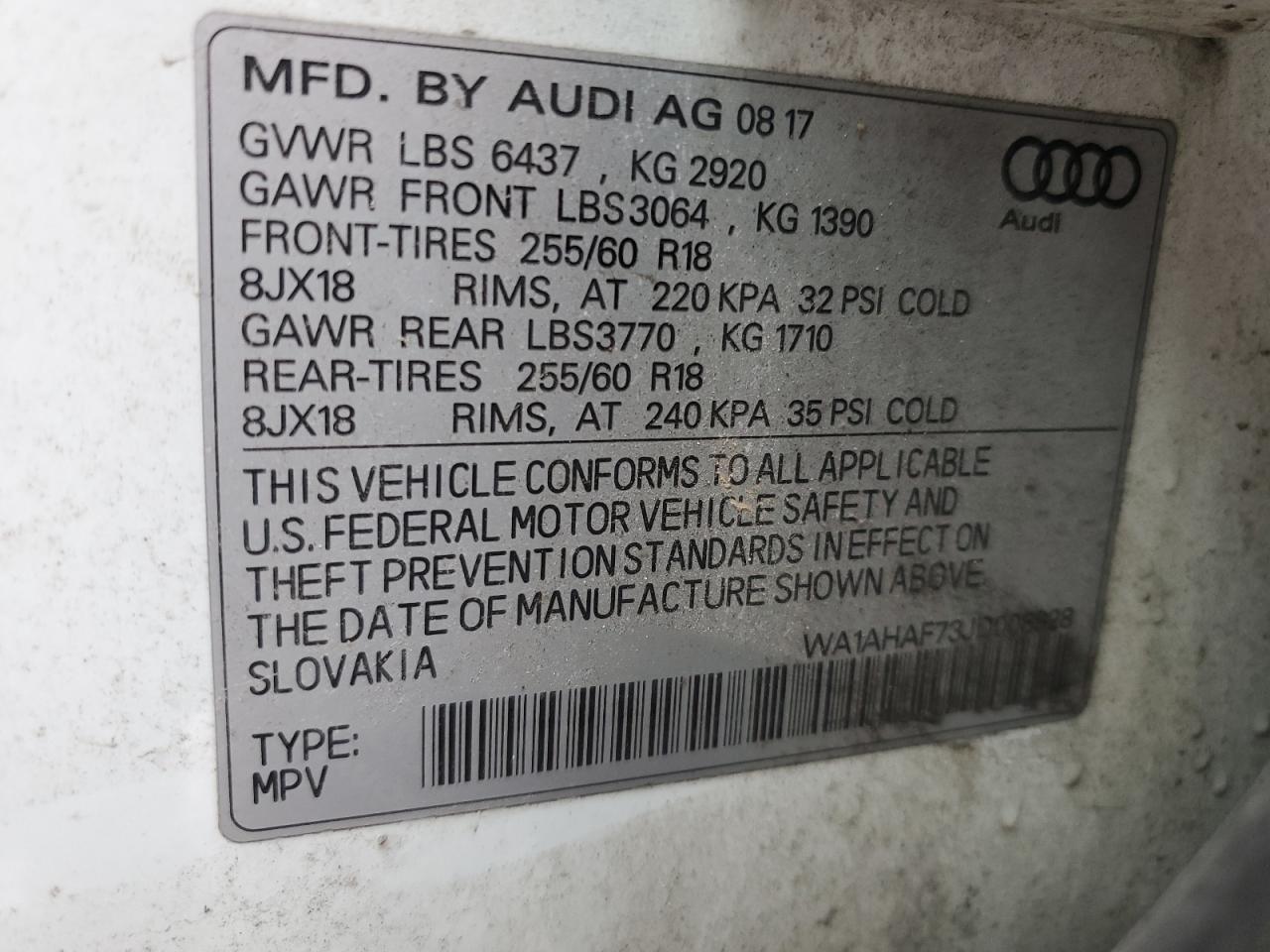2018 AUDI Q7