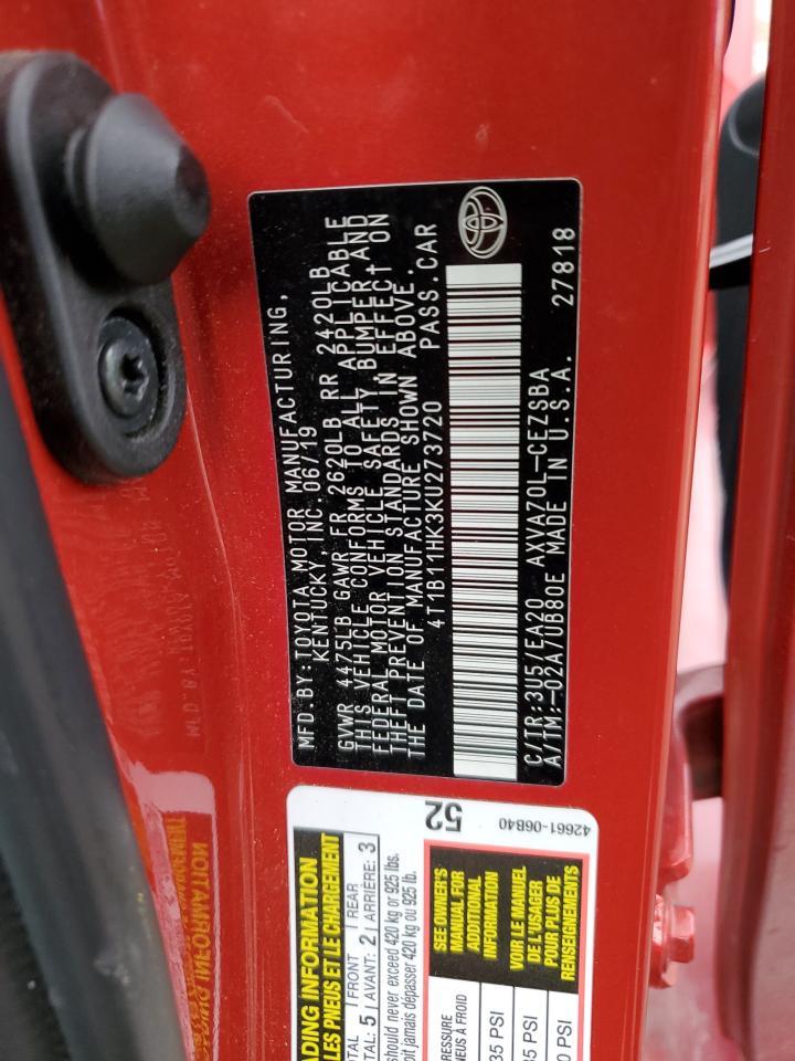 2019 TOYOTA CAMRY