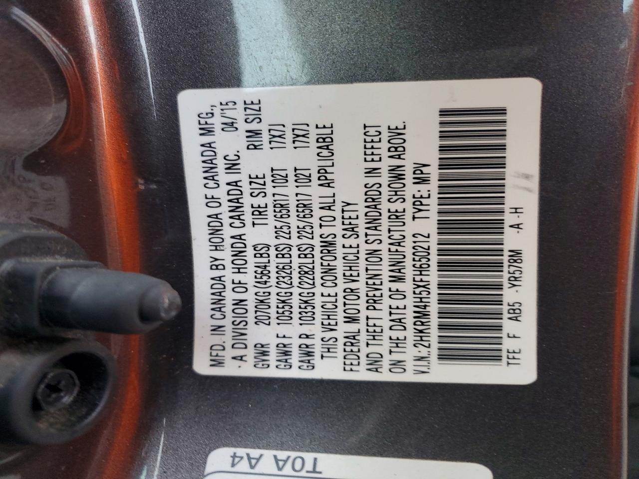 2015 HONDA CR-V