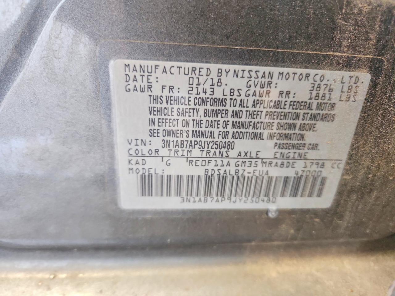 2018 NISSAN SENTRA