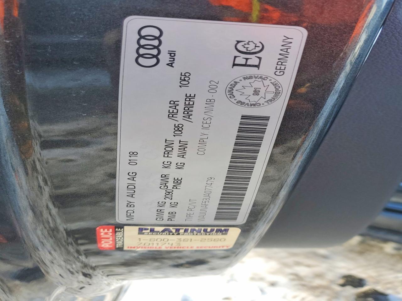 2018 AUDI A5