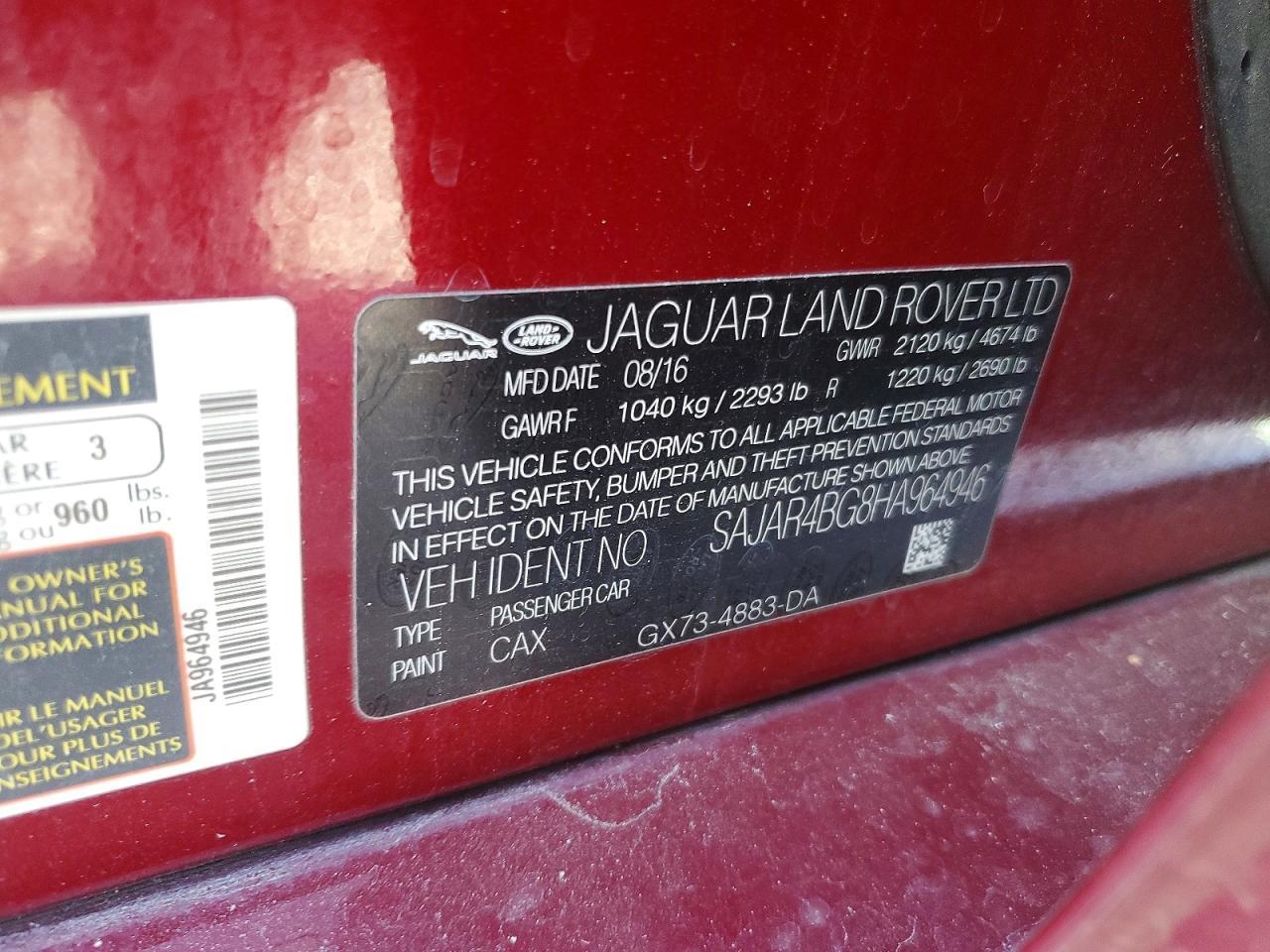 2017 JAGUAR XE