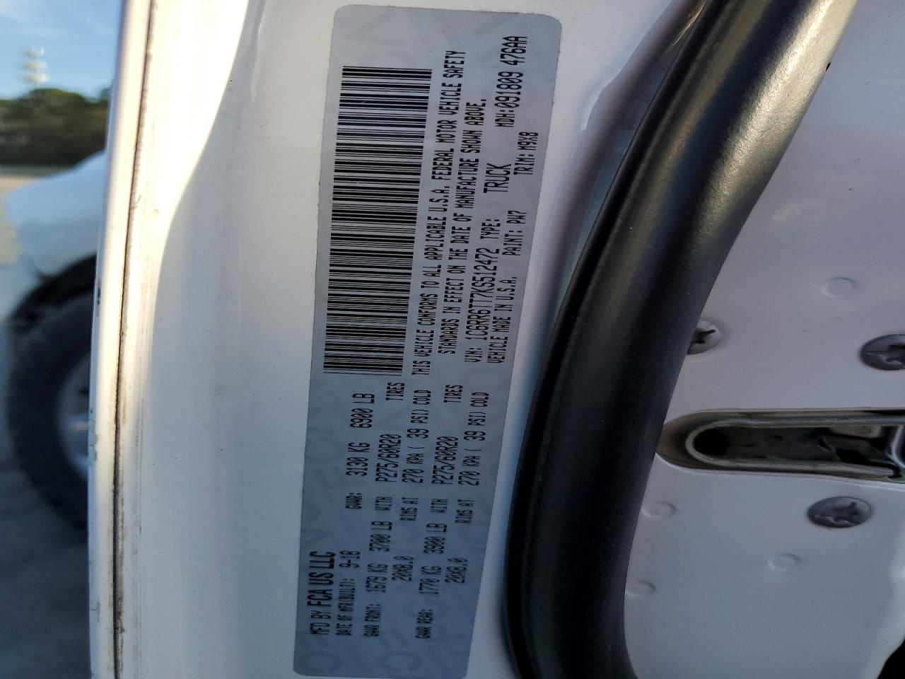 2019 RAM 1500