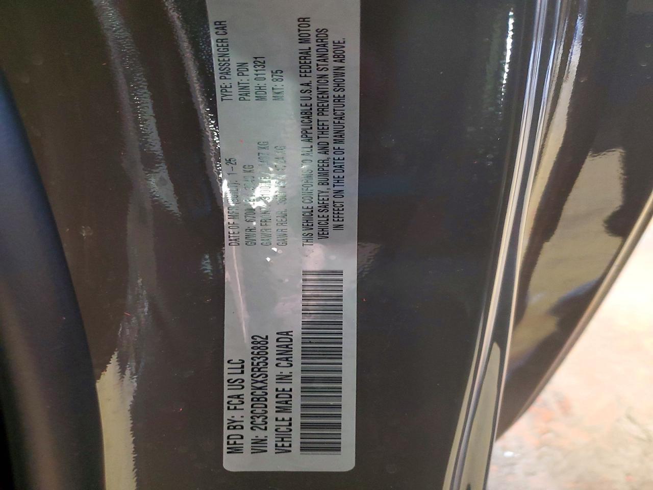 2025 DODGE CHARGER