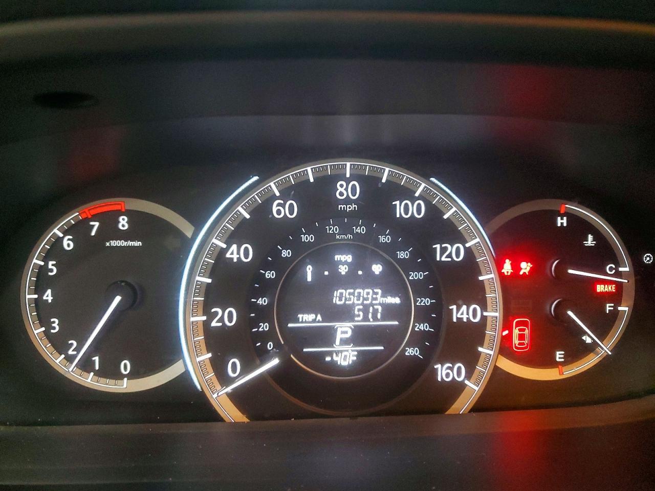 2015 HONDA ACCORD