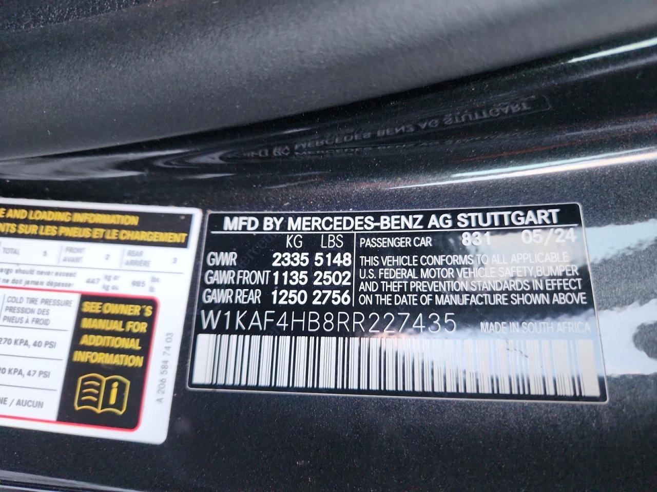 2024 MERCEDES-BENZ C-CLASS