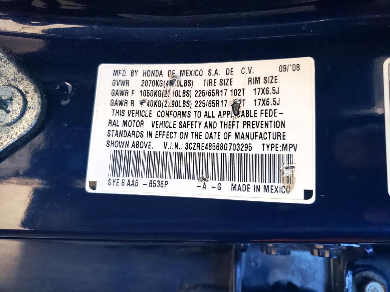 2008 HONDA CR-V
