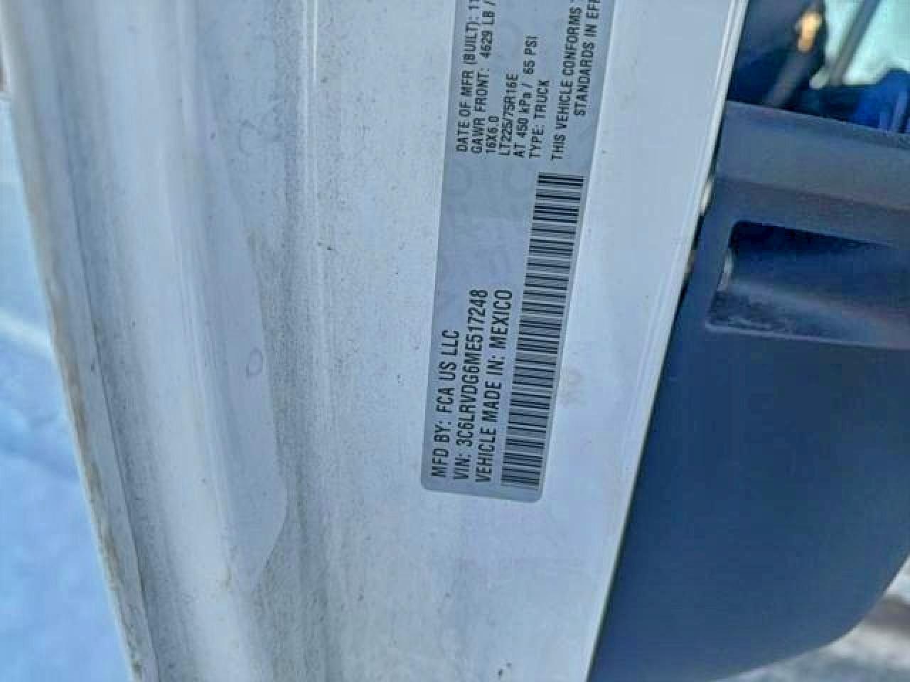 2021 RAM ProMaster 2500