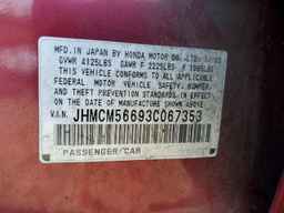 2003 HONDA ACCORD