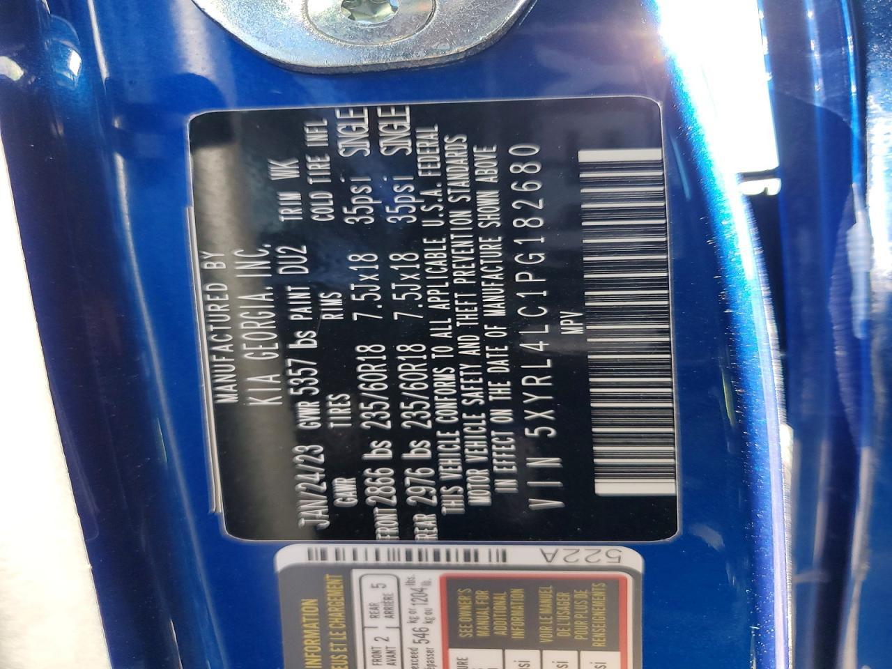 2023 KIA SORENTO