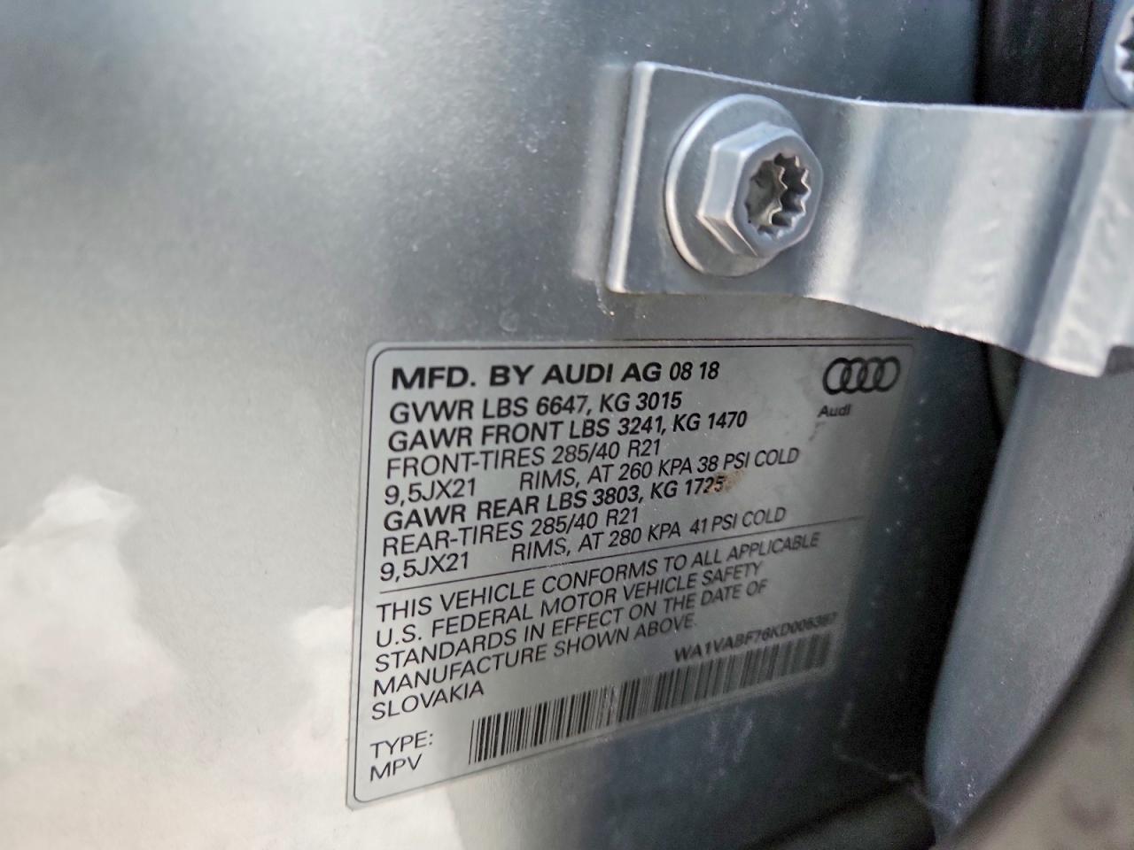 2019 AUDI Q7