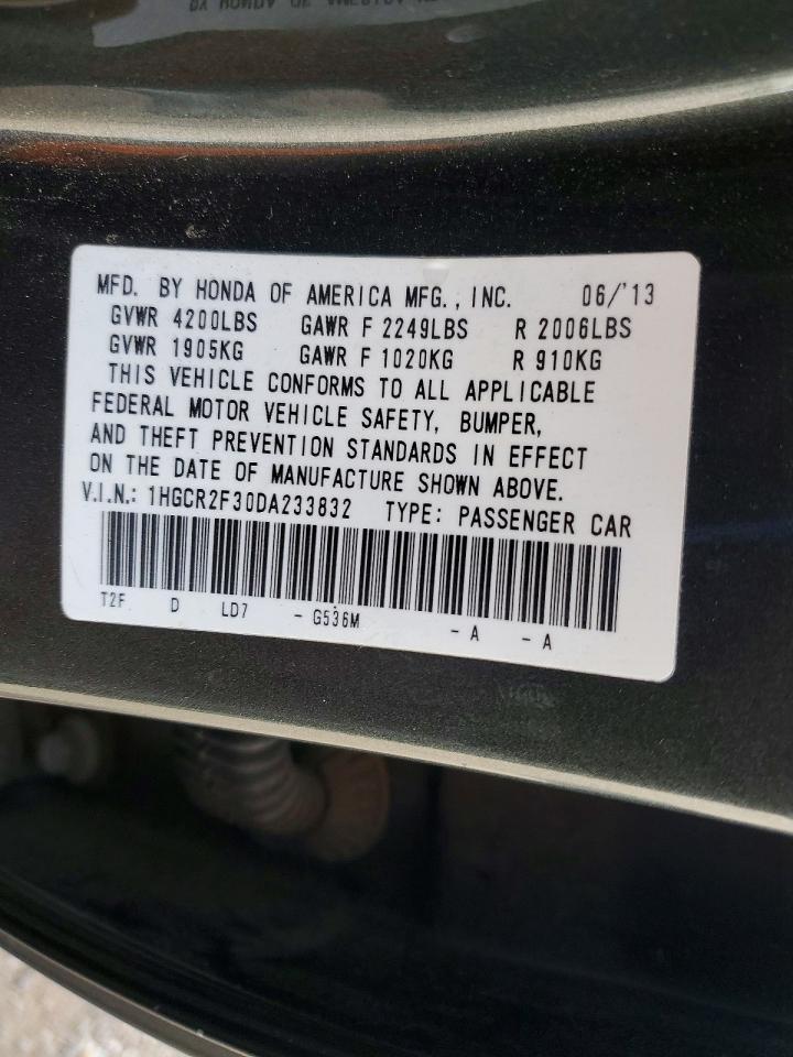 2013 HONDA ACCORD