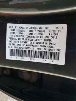 2013 HONDA ACCORD