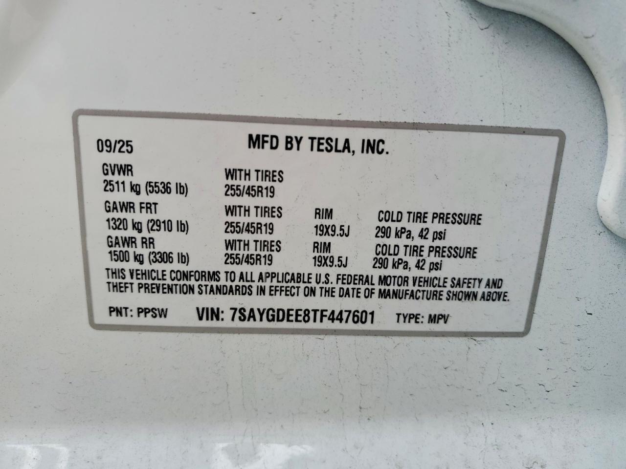 2026 TESLA MODEL Y