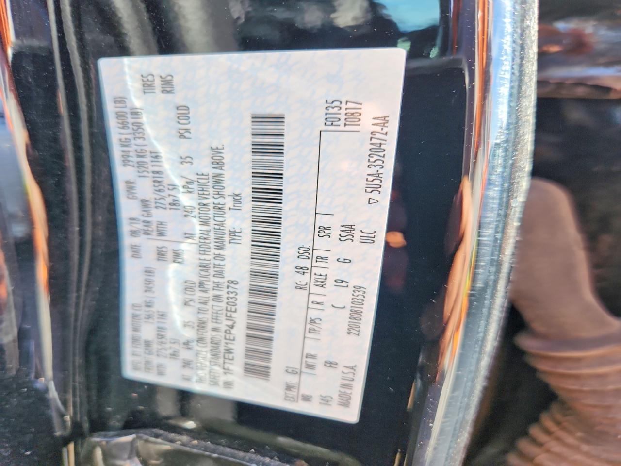 2018 FORD F-150