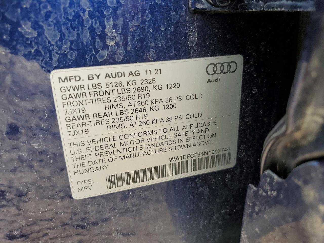 2022 AUDI Q3