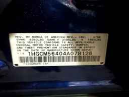2004 HONDA ACCORD