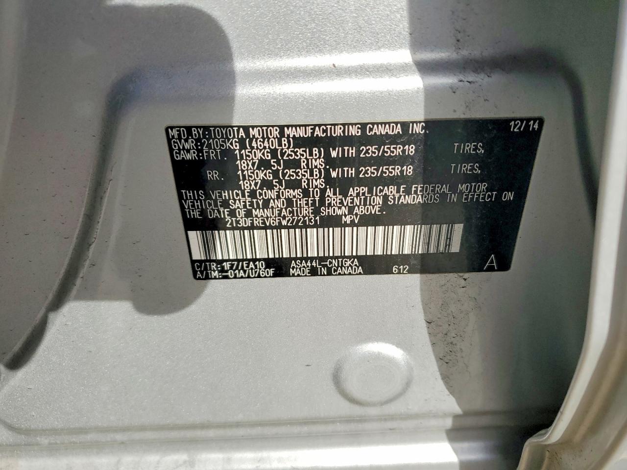 2015 TOYOTA RAV4