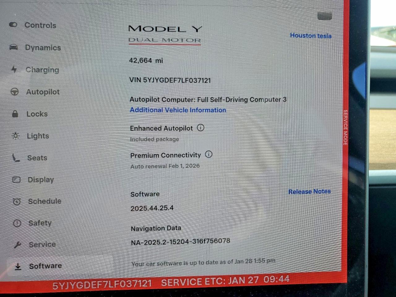 2020 TESLA MODEL Y