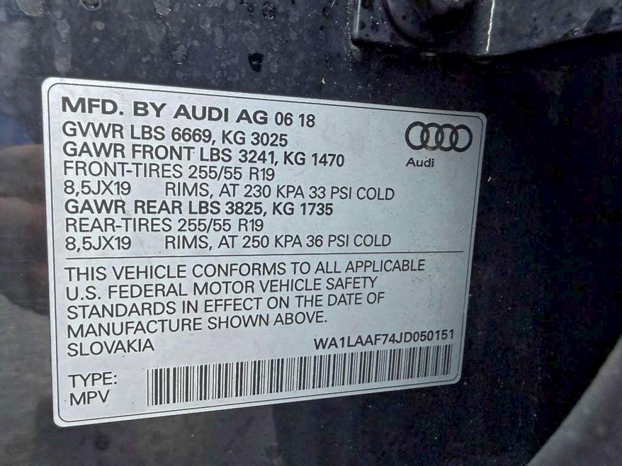 2018 AUDI Q7