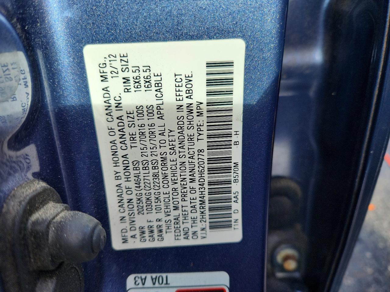 2013 HONDA CR-V
