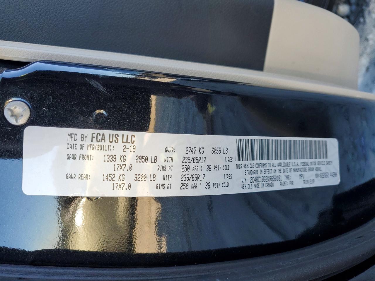2019 CHRYSLER Pacifica