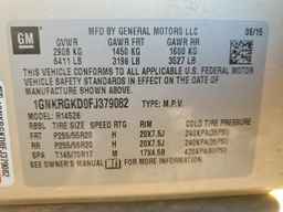 2015 CHEVROLET TRAVERSE