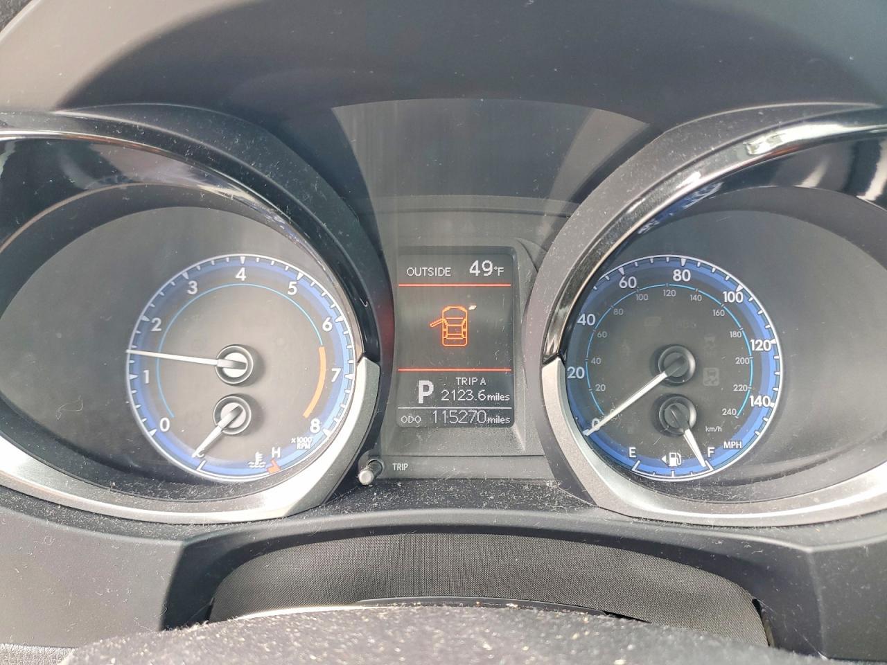 2016 TOYOTA COROLLA