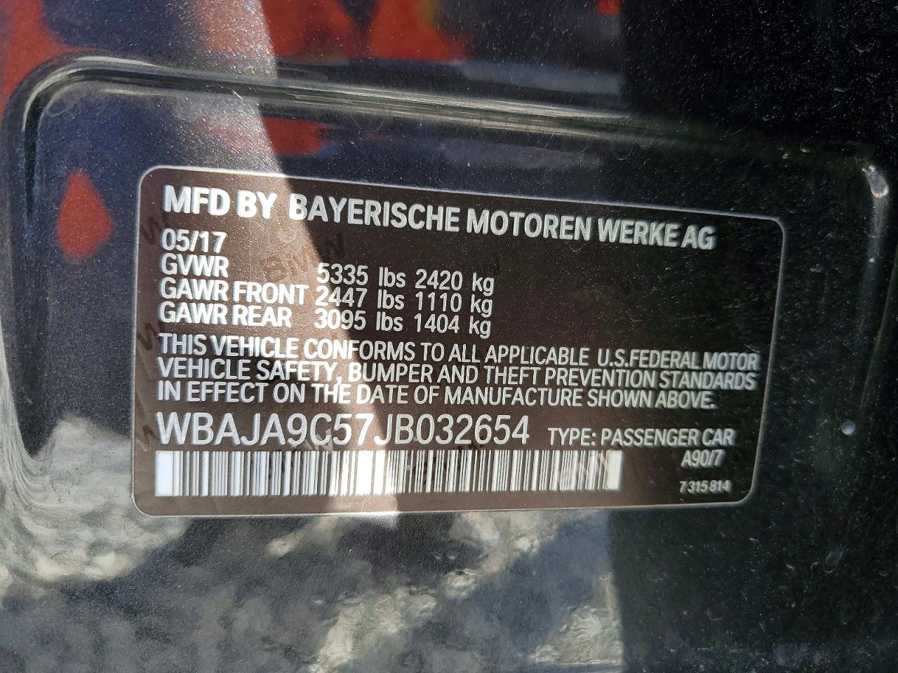 2018 BMW 5 series