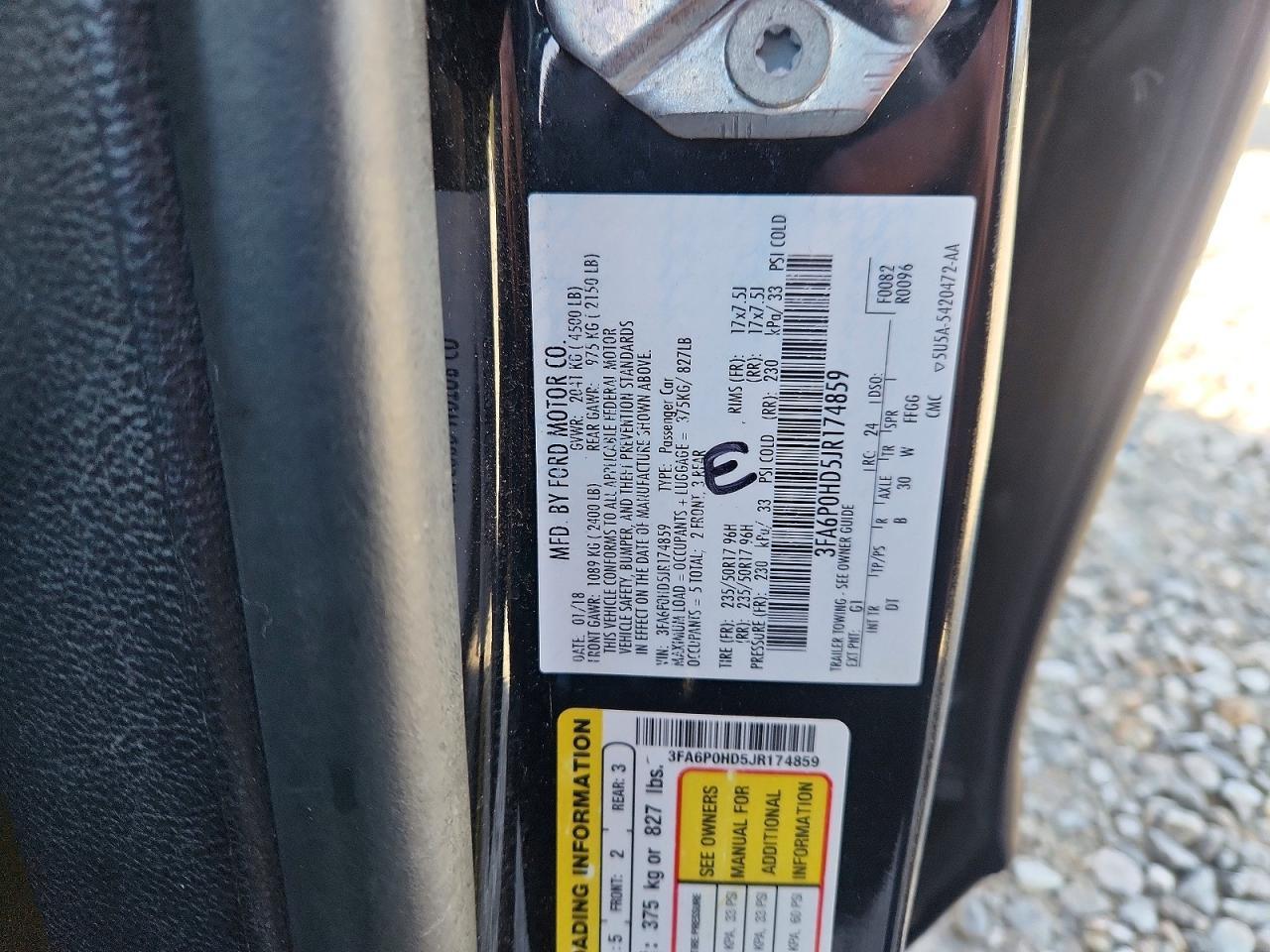 2018 FORD FUSION