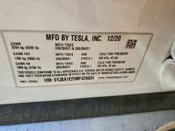 2021 TESLA MODEL S